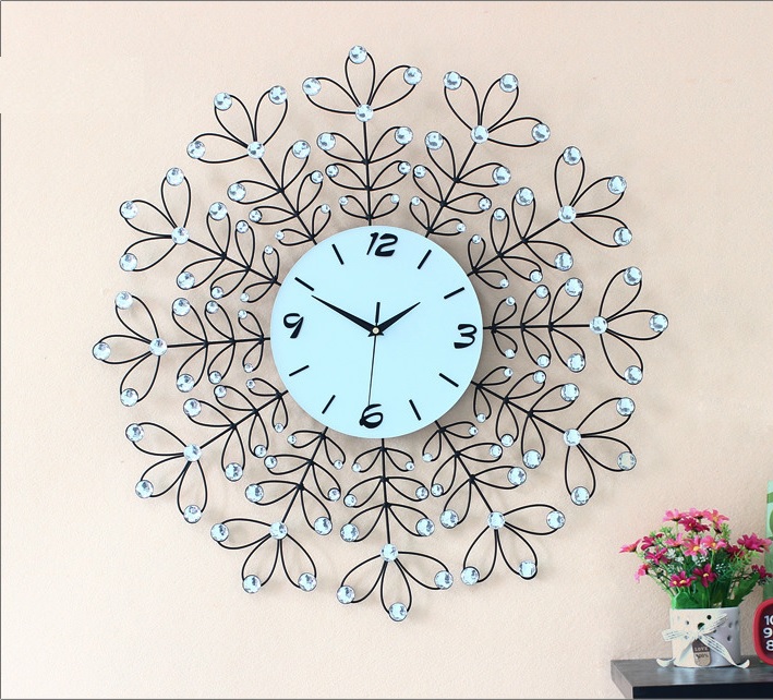 Đồng hồ treo tường pha lê